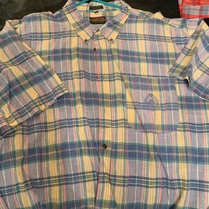 Pastel Plaid Men's Shirt by Oakton